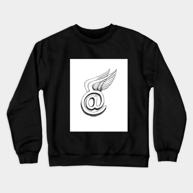 Email Crewneck Sweatshirt by BAYSAL